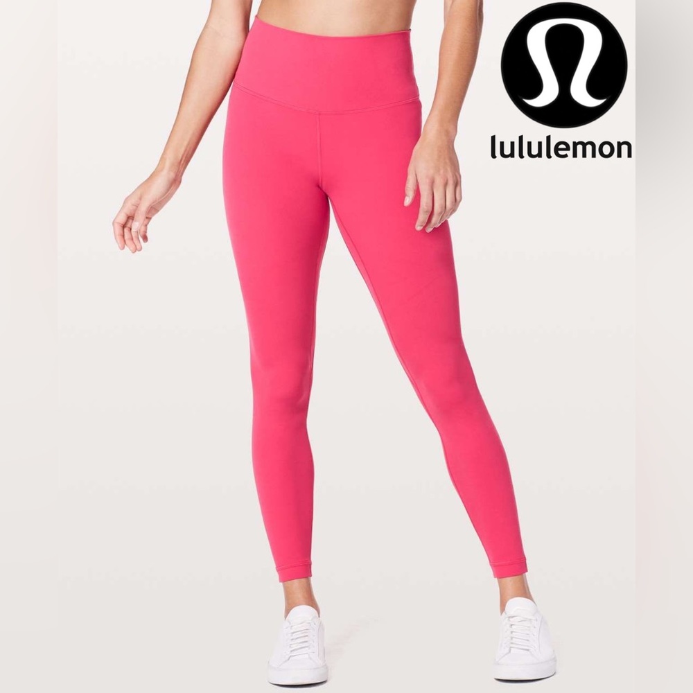 Lululemon Align Pant Full Length 28" in Fuchsia Pink Size 6 Barbie vibes!